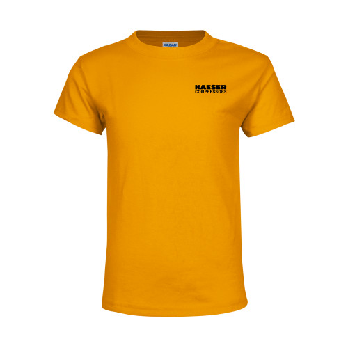 Youth Gold T-Shirt-Kaeser Compressors
