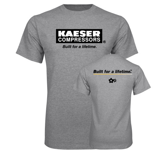 Grey T Shirt-Kaeser w tagline