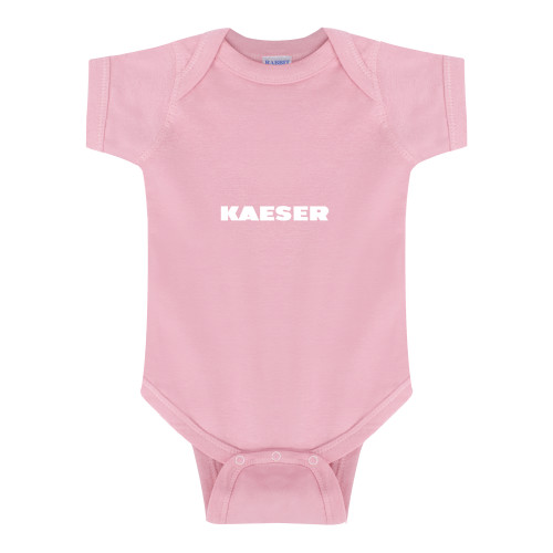 Light Pink Infant Onesie-Kaeser