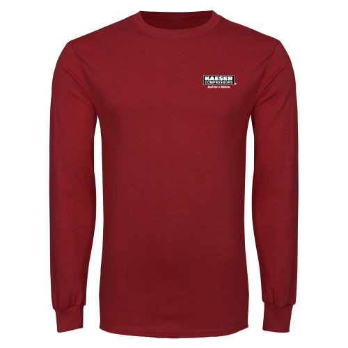 Cardinal Long Sleeve T Shirt-Kaeser w tagline