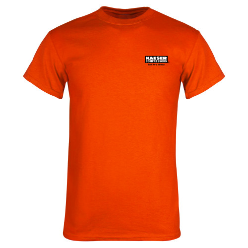 Orange T Shirt-Kaeser w tagline