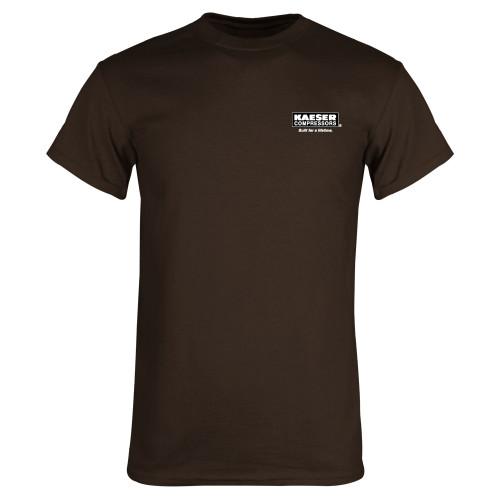 Brown T Shirt-Kaeser w tagline