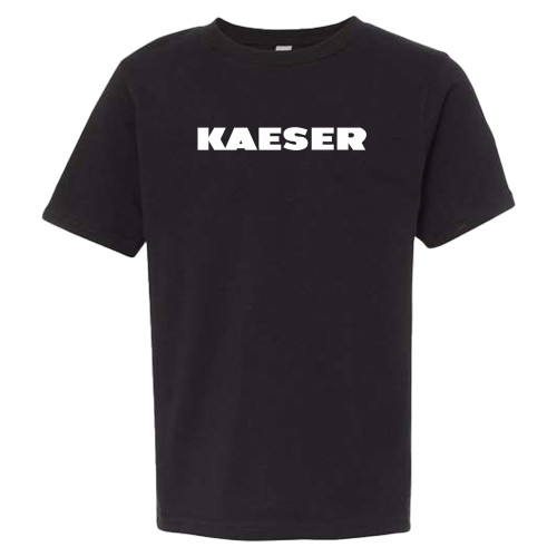 Next Level Youth Black Cotton Tee-Kaeser