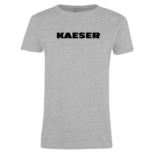 Womens Grey Short Sleeve Tee-Kaeser