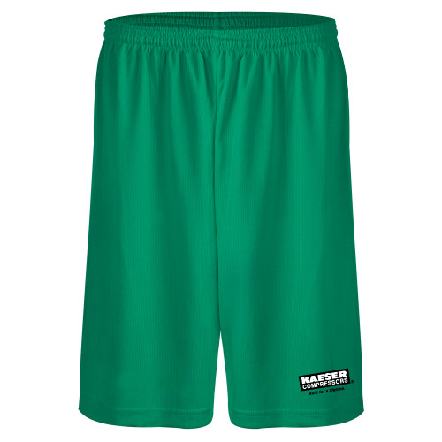 Kelly Green Performance Classic 9 Inch Short-Kaeser w tagline