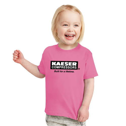 Toddler Fuchsia T Shirt-Kaeser w tagline