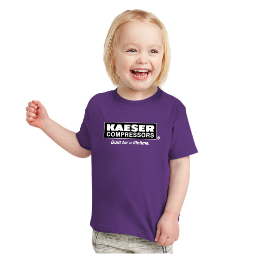 Toddler Purple T Shirt-Kaeser w tagline