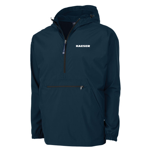 Charles River Womens Navy Pack N Go Pullover Jacket-Kaeser