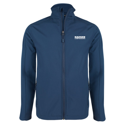 Navy Softshell Jacket-Kaeser Compressors