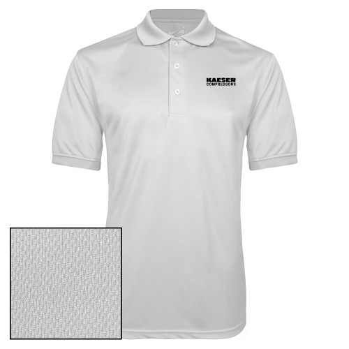 White Dry Mesh Polo-Kaeser Compressors