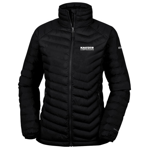 Columbia Womens Black Powder Lite Jacket-Kaeser Compressors