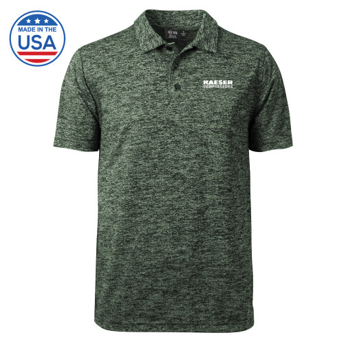 Dark Green Honeycomb Jacquard Polo-Kaeser Compressors
