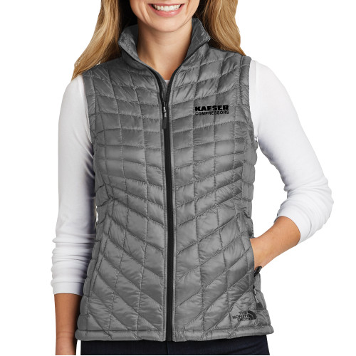 The North Face Womens Thermoball Grey Trekker Vest-Kaeser Compressors