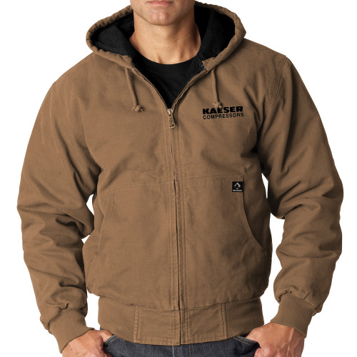DRI DUCK Field Khaki Cheyenne Hooded Jacket-Kaeser Compressors