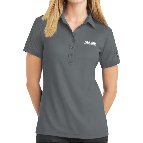 OGIO Womens Rogue Grey Jewel Polo-Kaeser Compressors