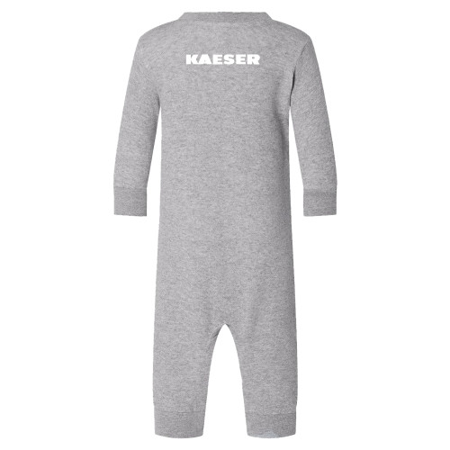 Heather Grey Fleece Onesie-Kaeser