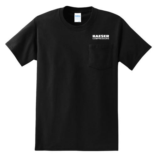 Tall Black T Shirt with Pocket-