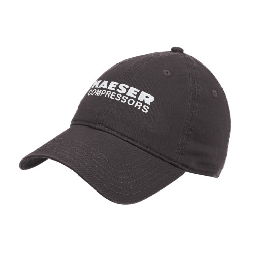 Charcoal Unstructured Adjustable Low Profile Hat-Kaeser Compressors
