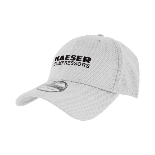 New Era White Diamond Era 39Thirty Stretch Fit Hat-Kaeser Compressors