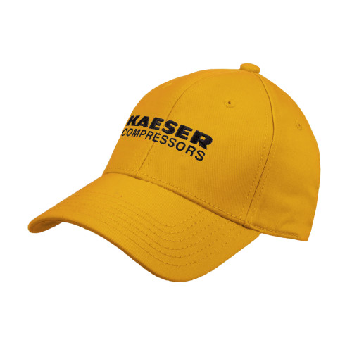 Gold Structured Adjustable Pro Style Hat-Kaeser Compressors