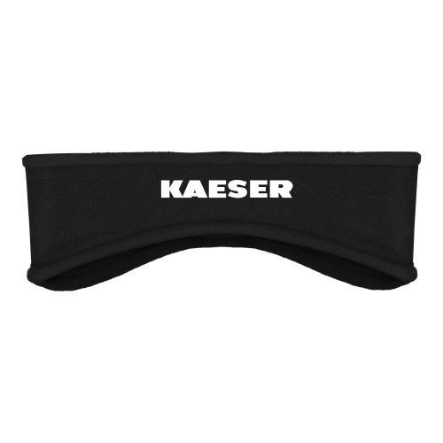 Black Stretch Fleece Headband-Kaeser