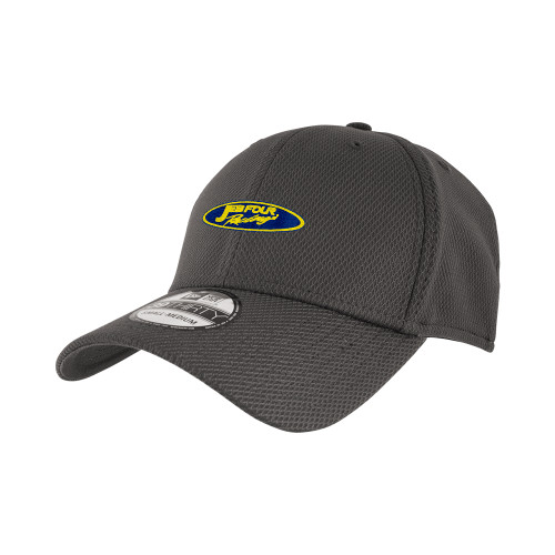 New Era Charcoal Diamond Era 39Thirty Stretch Fit Hat-Jeb Four Racing