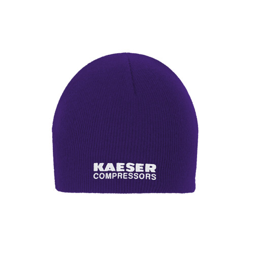 Purple Knit Beanie-Kaeser Compressors