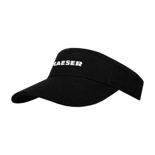 Black Brushed Bull Denim Visor-Kaeser
