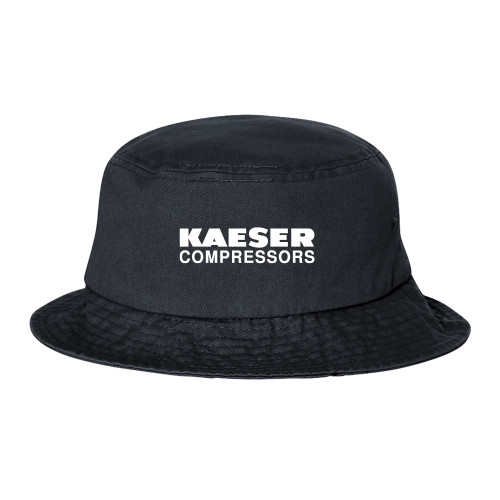 Sportsman Black Bucket Hat-Kaeser Compressors
