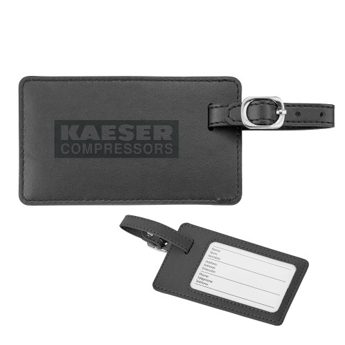 Neoskin Black Luggage Tag-Kaeser Primary Mark Engraved