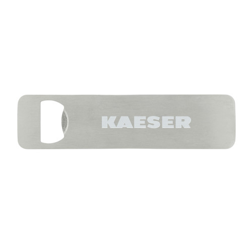 Magnetic Stainless Steel Bottle Opener-Kaeser Engraved