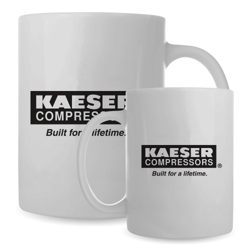 Full Color White Mug 15oz-Kaeser w tagline