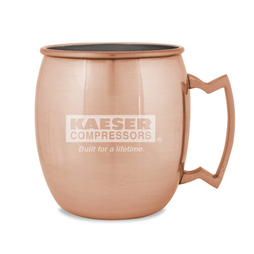 Copper Mug 16oz-Kaeser w tagline Engraved