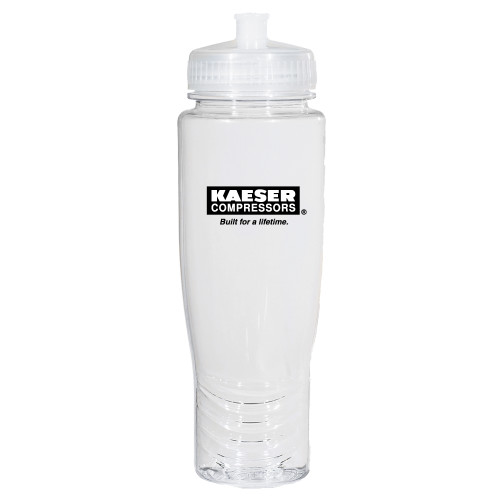 Spectrum Clear Sport Bottle 28oz-Kaeser w tagline