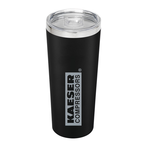 Thor Vacuum Insulated Black Tumbler 22oz-Kaeser Primary Mark Engraved