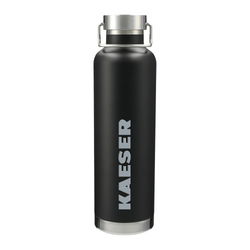 Thor Copper Vacuum Insulated Black Bottle 32oz-Kaeser Engraved