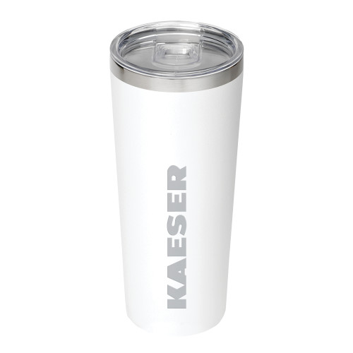Thor Vacuum Insulated White Tumbler 22oz-Kaeser Engraved