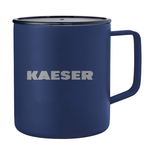 Rover Camp Vacuum Insulated Navy Mug 14oz-Kaeser Engraved