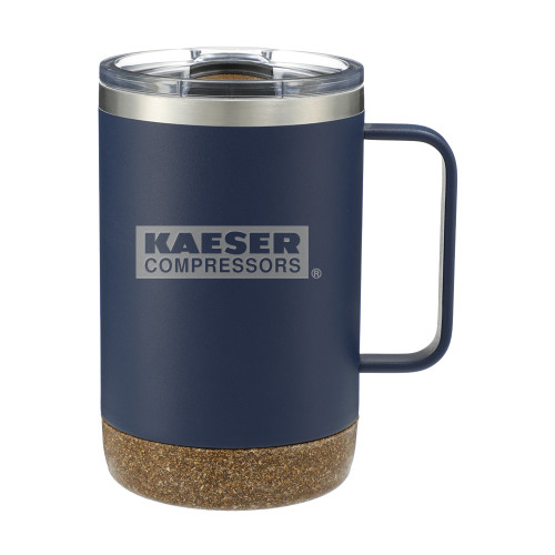 Valhalla Vacuum Insulated Camp Navy Mug 14oz-Kaeser Primary Mark Engraved