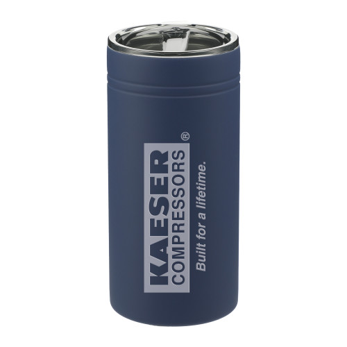 Sherpa Vacuum Navy Tumbler & Insulator 11oz-Kaeser w tagline Engraved