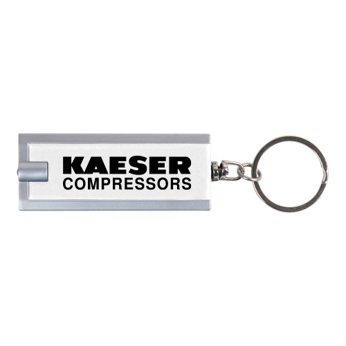 Turbo White Flashlight Key Holder-Kaeser Compressors