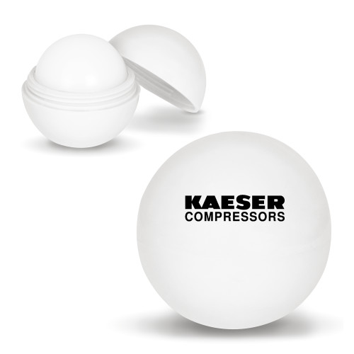 White Lip Moisturizer Ball-Kaeser Compressors