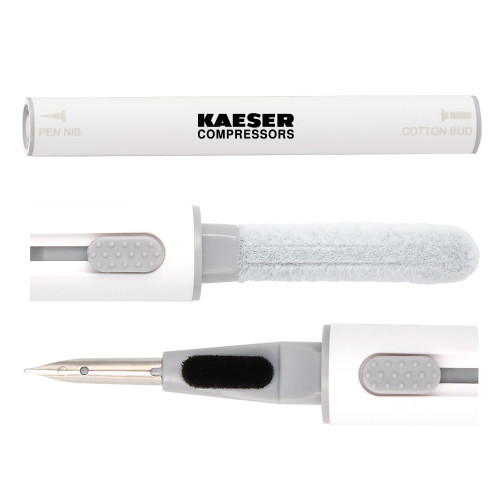 White Mini 3 in 1 Tech Cleaning Kit-Kaeser Compressors