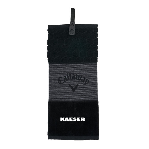 Callaway Black Trifold Towel-Kaeser