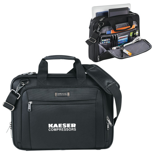 Kenneth Cole EZ Scan Single Gusset Laptop Case-Kaeser Compressors