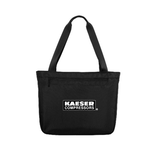 Executive Black Laptop Tote-Kaeser Primary Mark