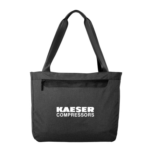 Executive Graphite Heather Laptop Tote-Kaeser Compressors