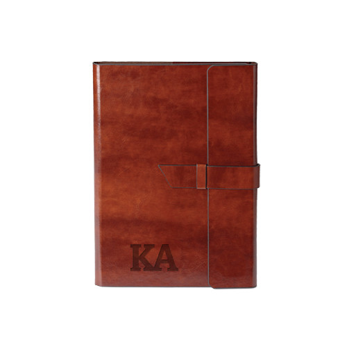 Kappa Alpha Fabrizio Junior Brown Portfolio w/Loop Closure-KA