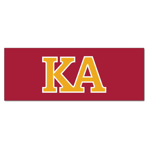 Kappa Alpha 3 x 8 Banner-Two Color KA