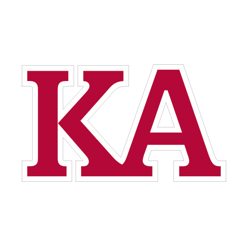 Kappa Alpha Small Decal-KA, 6 inches wide